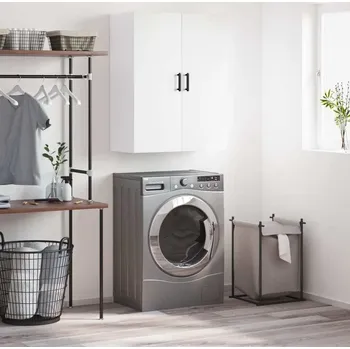 Koupelnový nábytek vidaXL Nástěnná skříňka 69,5 x 34 x 90 cm [828432] Barva: Bílá