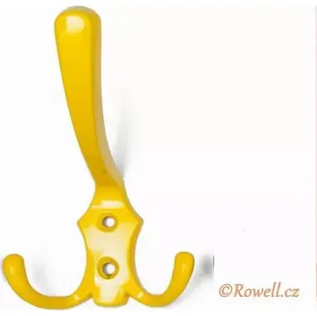 Nábytkové kování V2 věšák žlutý