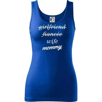 Dámské tričko Partnerské triko nastávající rodiče - Dámské tílko - L ( Královská modrá )