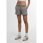 Ladies Washed Jersey Shorts - steelgrey L