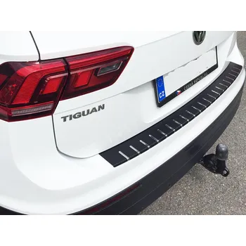 Tuning Kryt prahu pátých dveří VW Tiguan II 2016- • nerez s karbonem • Alu-Frost