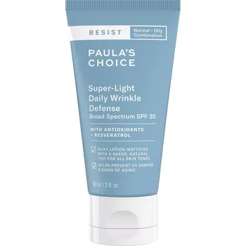 Přípravek na opalování Paula's Choice - Resist - Super-Light Daily Wrinkle Defense SPF 30 - Lehký protivráskový krém s faktorem SPF30 - 60 ml