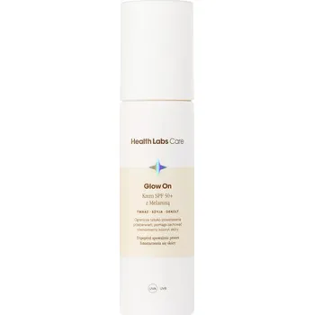 Přípravek na opalování Health Labs Care - Glow On Cream SPF 50+ s melaninem - 50ml