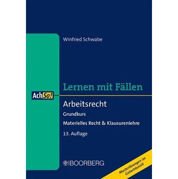 Arbeitsrecht - Schwabe, Winfried [DE] (2025, Brožovaná, Boorberg, R. Verlag)