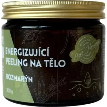 Tělový peeling Energizující peeling na tělo ve skle 300 g Rozmarýn PURE HARMONY