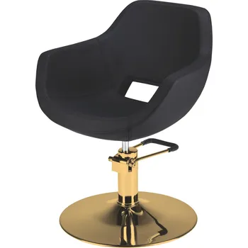 Kadeřnické křeslo Super Salon - kadeřnické křeslo Lore GR - zlatá podstava