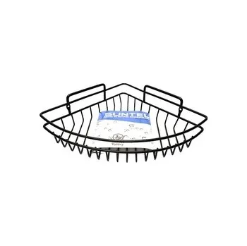 Drátěná police Polička koupel.rohová černá 21x21x10cm (cs, Gmmarket)