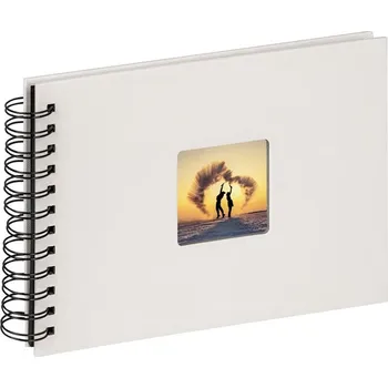 Fotoalbum WALTHER FUN klasické/40 stran, 23x17, kroužková vazba, černé listy, bílá