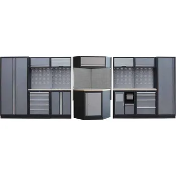 Sestava dílenského nábytku Procarosa PROFI XXL Pracovní deska: dřevěná