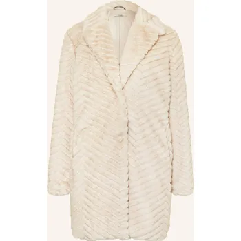Dámský kabát Lilienfels Dámský Kabát Z Umělé Kožešiny, krémová, 34