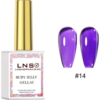 Lak na nehty 14. GELLAC LNS – RUBY JELLY | 15ML