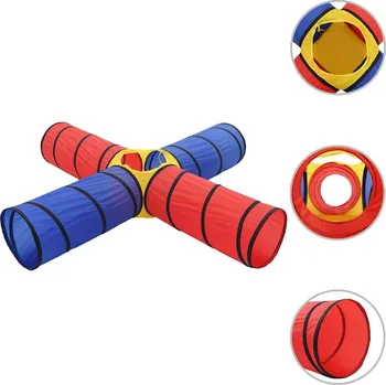 Dětský stan vidaXL Tunel na hraní [91797]