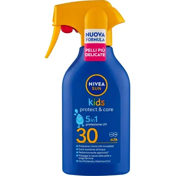 Přípravek na opalování Nivea Sun Kids Protect & Care 5in1 dětský sprej na opalování SPF30 270 ml