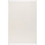 Kusový koberec s nízkým vlasem Tunis 400, 170 x 120 cm, ivory, 100% polyester TUN400IVO120170