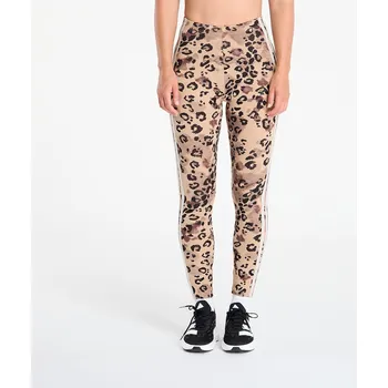 Dámské legíny Legíny adidas Essentials 3-Stripes Animal Print Leggings Multicolor/ Warm Sand S