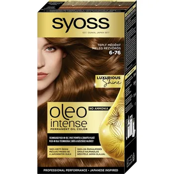 Barva na vlasy Syoss Oleo Intense 6-76 Teplý měděný