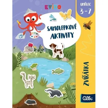 Hračka Kvído Samolepkové aktivity - Zvířátka