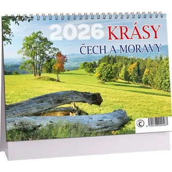 Diář Stolní kalendář ARIA 2026 - Krásy Čech a Moravy