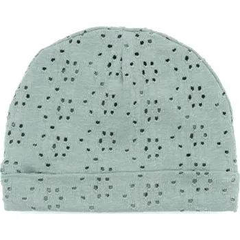 Kojenecká čepice Dětská čepice zelená 0-5m