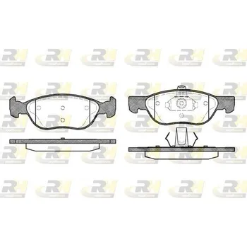Brzdová destička Klocki hamulcowe 21927, 2587.00