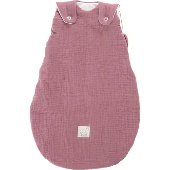 Spacák TRÄUMELAND Vnější spací pytel Liebmich Musselin Pflaume Velikost (od výrobce): 50/56