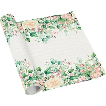 Jednorázový ubrus Ubrus Airlaid Floral moments 40 cm x 5m