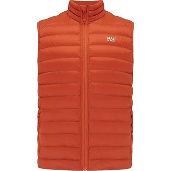 Pánská vesta MAC IN SAC Mac In A Sac Alpine Packable Men's Down Vest, Burnt Orange Velikost: M