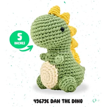 kreativní sada Plaid Bucilla - Sada na háčkování Amigurumi druh: Dino Dan