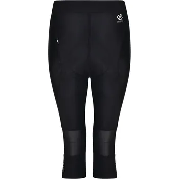 Cyklistické kalhoty Dámské 3/4 legíny Dare 2b Worldly Capri Velikost: XXL / Barva: černá