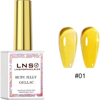 Lak na nehty 1. GELLAC LNS – RUBY JELLY | 15ML