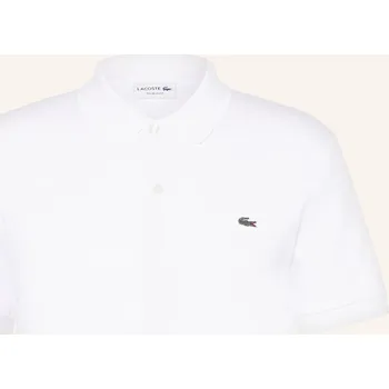 Pánská košile Lacoste Pánská Žerzejová Polokošile, bílá, M