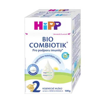 Kojenecká výživa HiPP mléko 500g 2 Bio Combiotik 6m