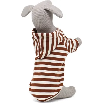 Obleček pro psa Vsepropejska Lago tričko pro psa s kapucí Barva: Hnědá, Délka zad (cm): 30, Obvod hrudníku: 36 - 44 cm