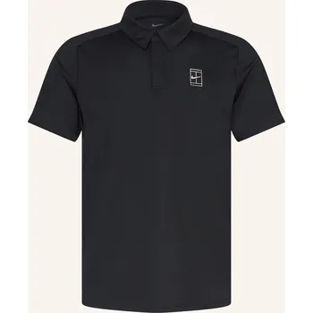 Pánská košile Nike Pánská Funkční Polokošile Nikecourt Advantage, černá, S