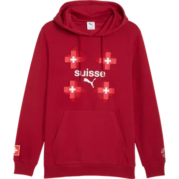 Pánská mikina Mikina s kapucí Puma Switzerland FtblCulture Hoody 783647-02 Velikost M
