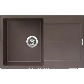 Kuchyňský dřez Sinks Ultma 790 Granitový dřez s odkapem oboustranné provedení, 79x50cm, marone, ACRUL79050093