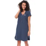 Doctor Nap Kojící noční košile Modrá/Korunka Vel. XL