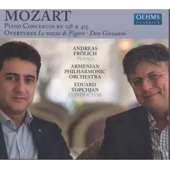 Zahraniční hudba CD Wolfgang Amadeus Mozart: Piano Concertos KV 238 & 415 / Overtures Le Nozze Di Figaro · Don Giovanni 2014