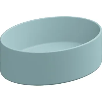 Umyvadlo Umyvadlo na desku Like Slim 45FS keramické, ice matná, 45x34 cm, LKLAVFSB45037