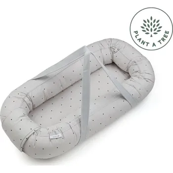 Hnízdečko pro miminko LIEWOOD Gro Babylift/Baby nest Classic Dot Dumbo Grey
