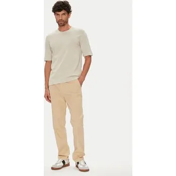 Pánská móda K-Way T-Shirt Combe K4126SW Béžová Regular Fit S