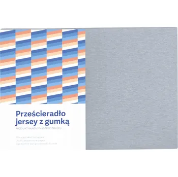 Prostěradlo PROSTĚRADLO JERSEY S GUMOU 160X200 MATNÉ ŠEDÉ HUSTÉ A SILNÉ POPELAVÉ