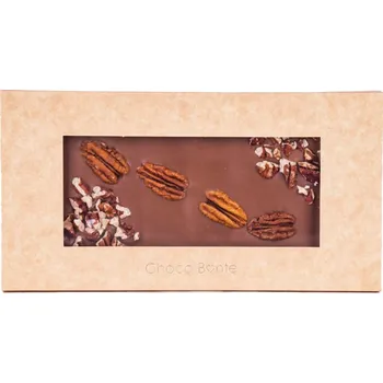 Čokoláda Choco Bonté Mléčná čokoláda s pekanovými ořechy