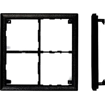 Elektrická zásuvka Rámeček KARAT 4FF 127 14.5 čer 4M Tesla Stropkov - Čechy 49-02-450-41229