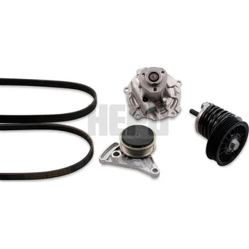 Vodní pumpa + klínový žebrový řemen HEPU PK05423