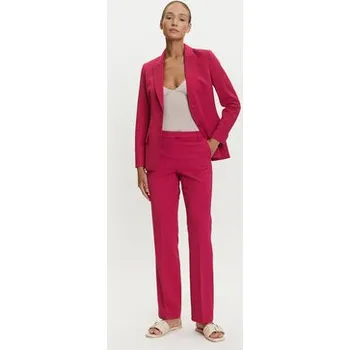 Dámské kalhoty Tatuum Kalhoty z materiálu Laurania 2 T2507.144 Růžová Slim Fit 36