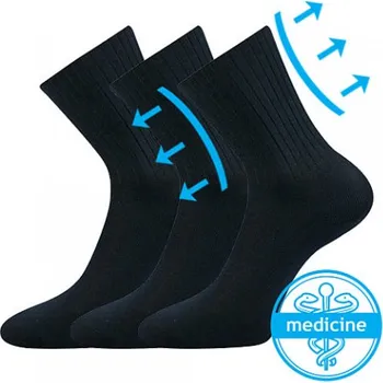 Dámské ponožky VoXX Boma Lonka Litex+ponožky Boma Diarten, ponožky Boma Diarten, Boma, 100601 Tmavě modrá 29-30 (43-45)