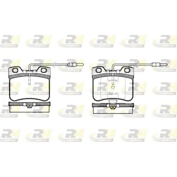 Brzdový systém KLOCKI HAMULCOWE CITROEN SAXO, 2247.14