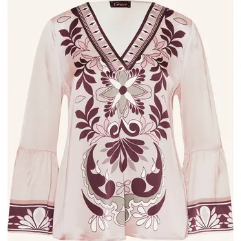 Dámská halenka Grace Dámská Halenka Ze Saténu, černošedá / fuchsiová / bílá, 40