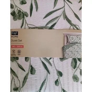 Povlečení F&F Home 2-dílné krepové ložní povlečení 140 x 200 cm, 70 x 90 cm, 666478